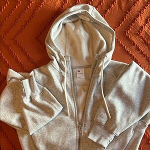All in Motion Heather Gray Zip-Up Hoodie Jacket
